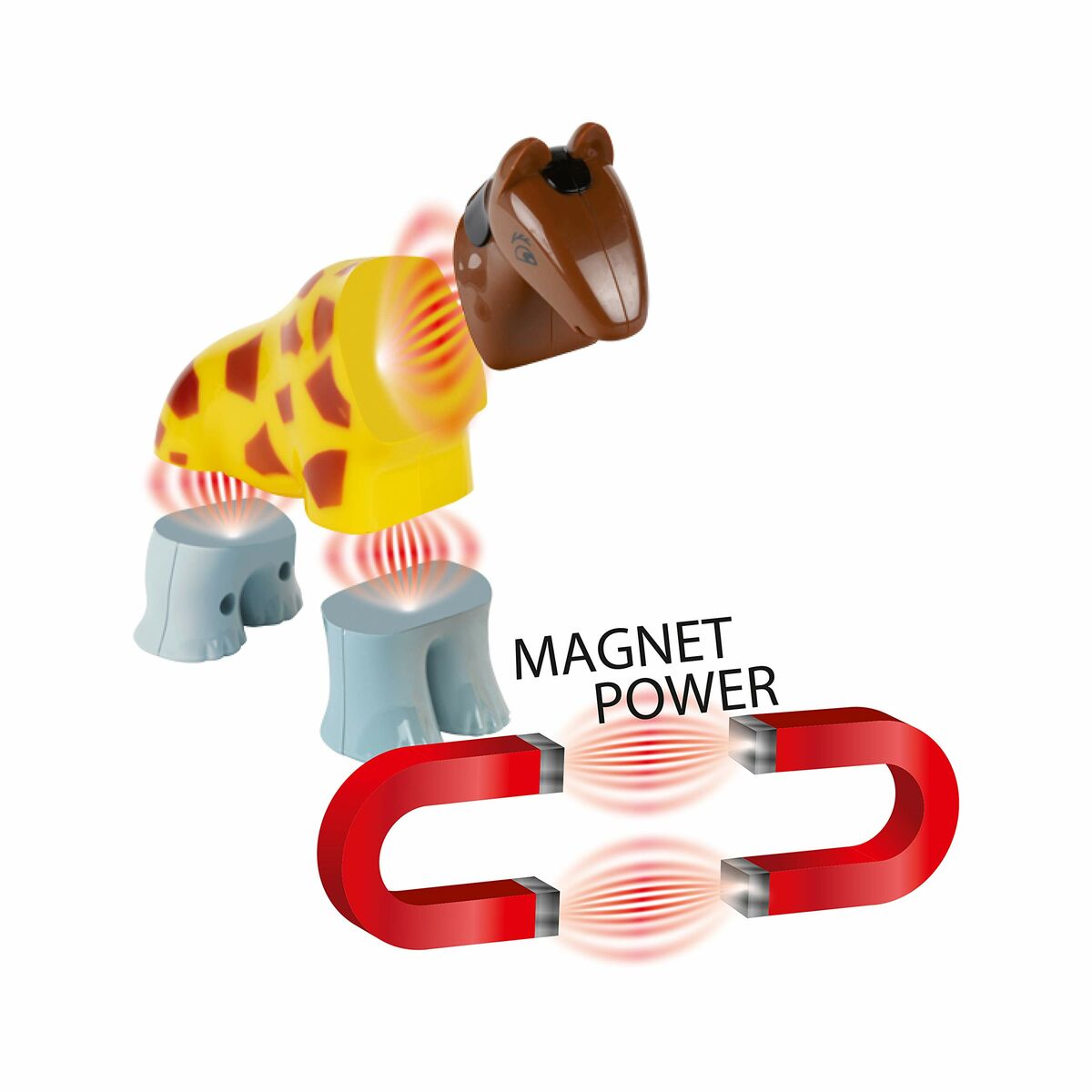 3D puzzel Klein Animals Magnetisch 16 Onderdelen