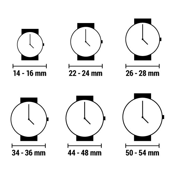 Verwisselbare Behuizing voor Horloge Unisex Watx & Colors COWA3708 Grijs