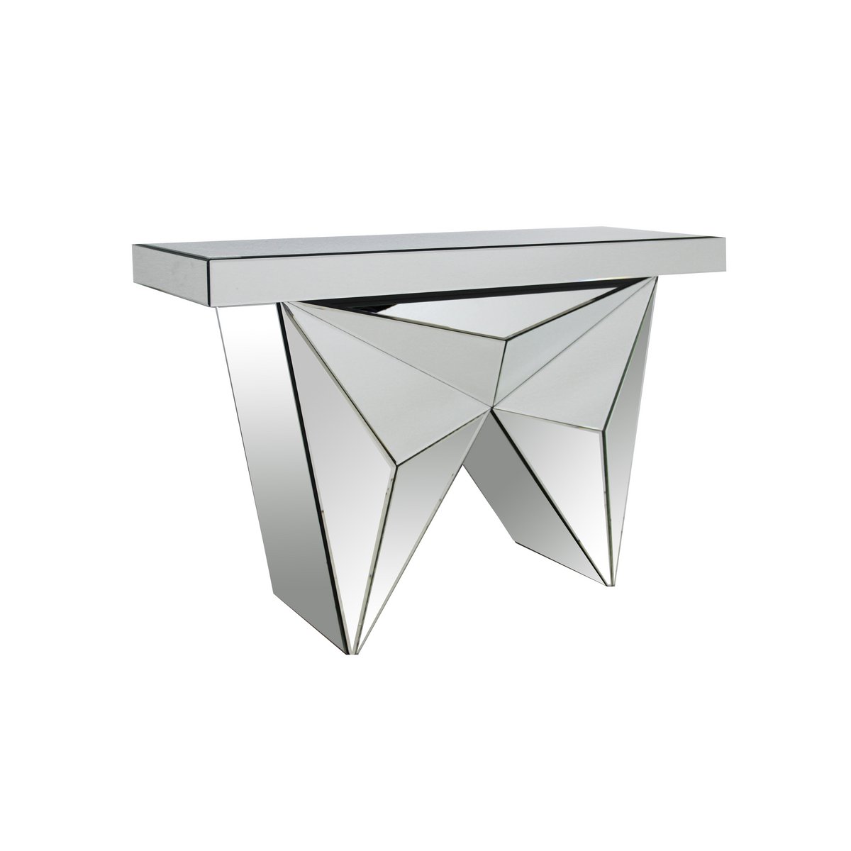 MDF console tafel met spiegelglas