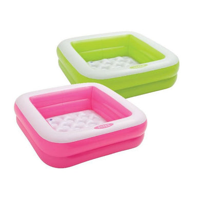 Intex 57100Np  Babybadje 85X85X23 Cm Assorti + Reparatiesetje