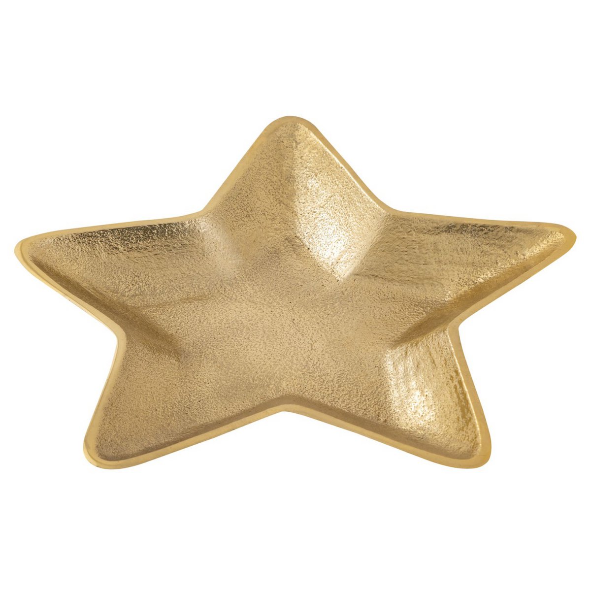 Deco Shell Star 2er Set Starlight Gold of Silver Christmas Decorations Aluminium