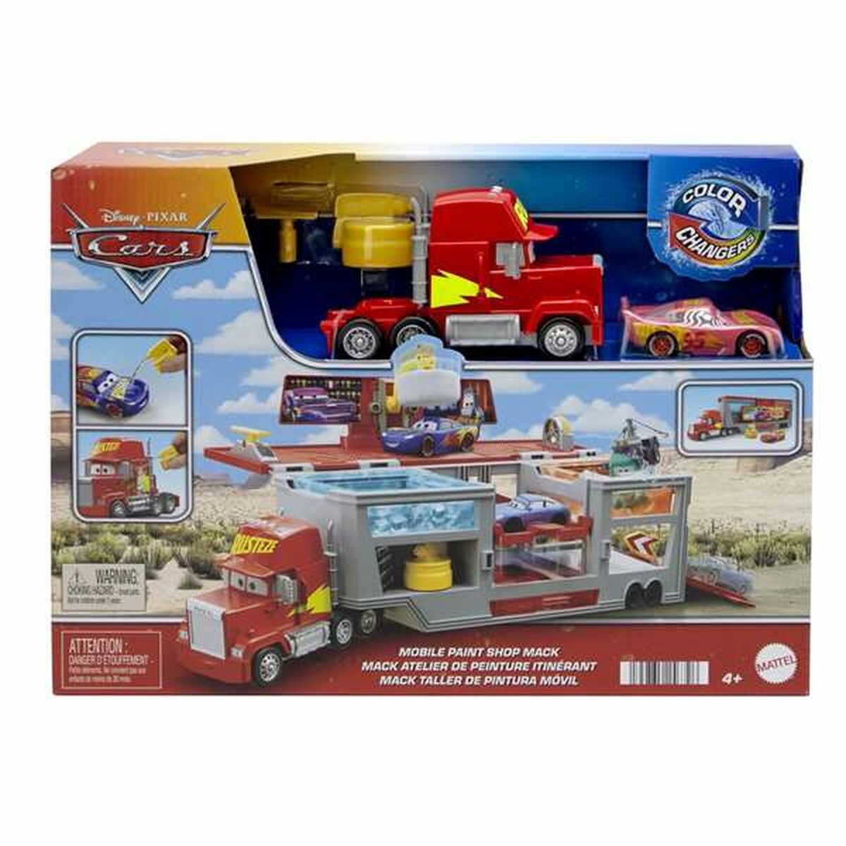 Vrachtwagen Mattel Cars Verf Auto