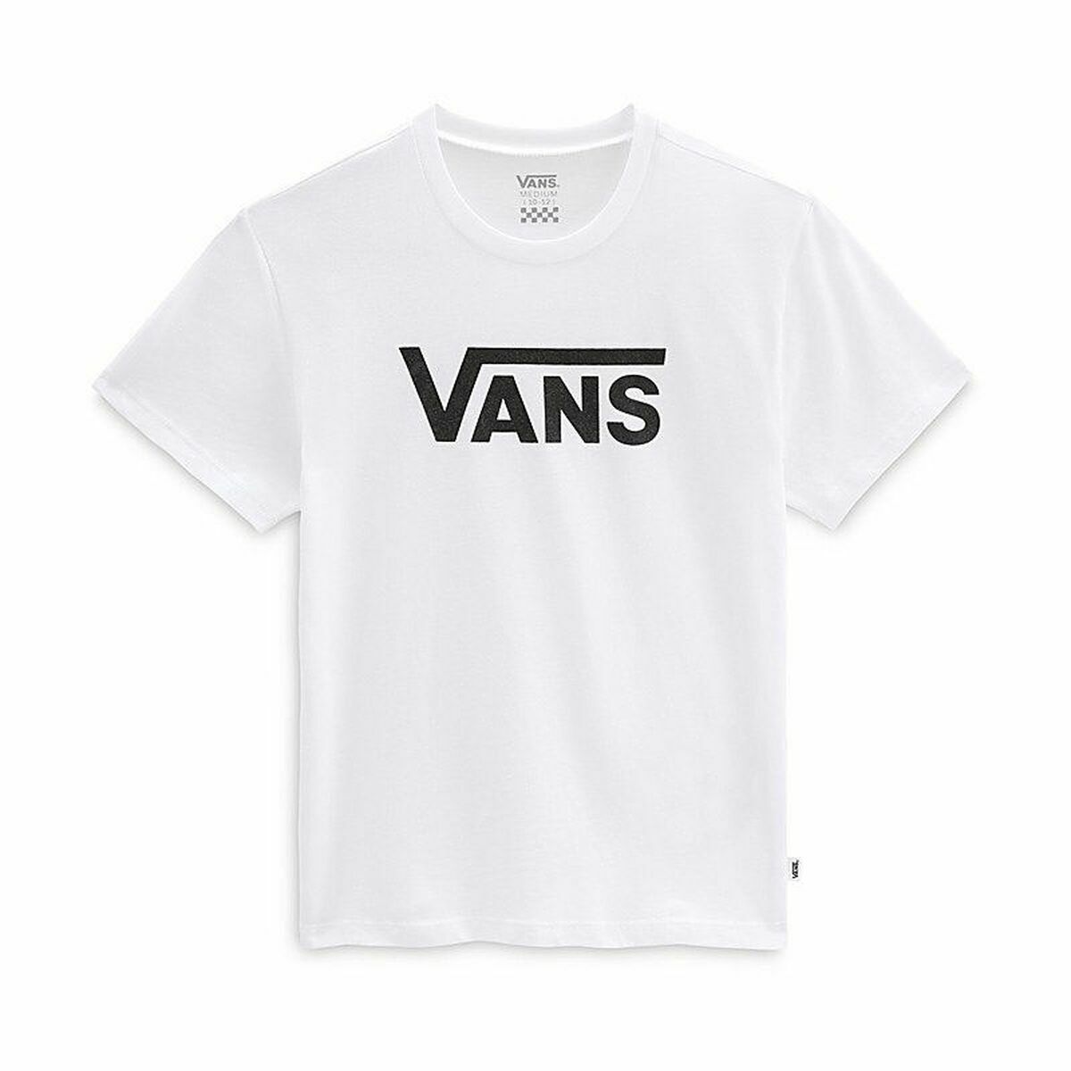 T-Shirt met Korte Mouwen voor kinderen Vans Flying V Wit