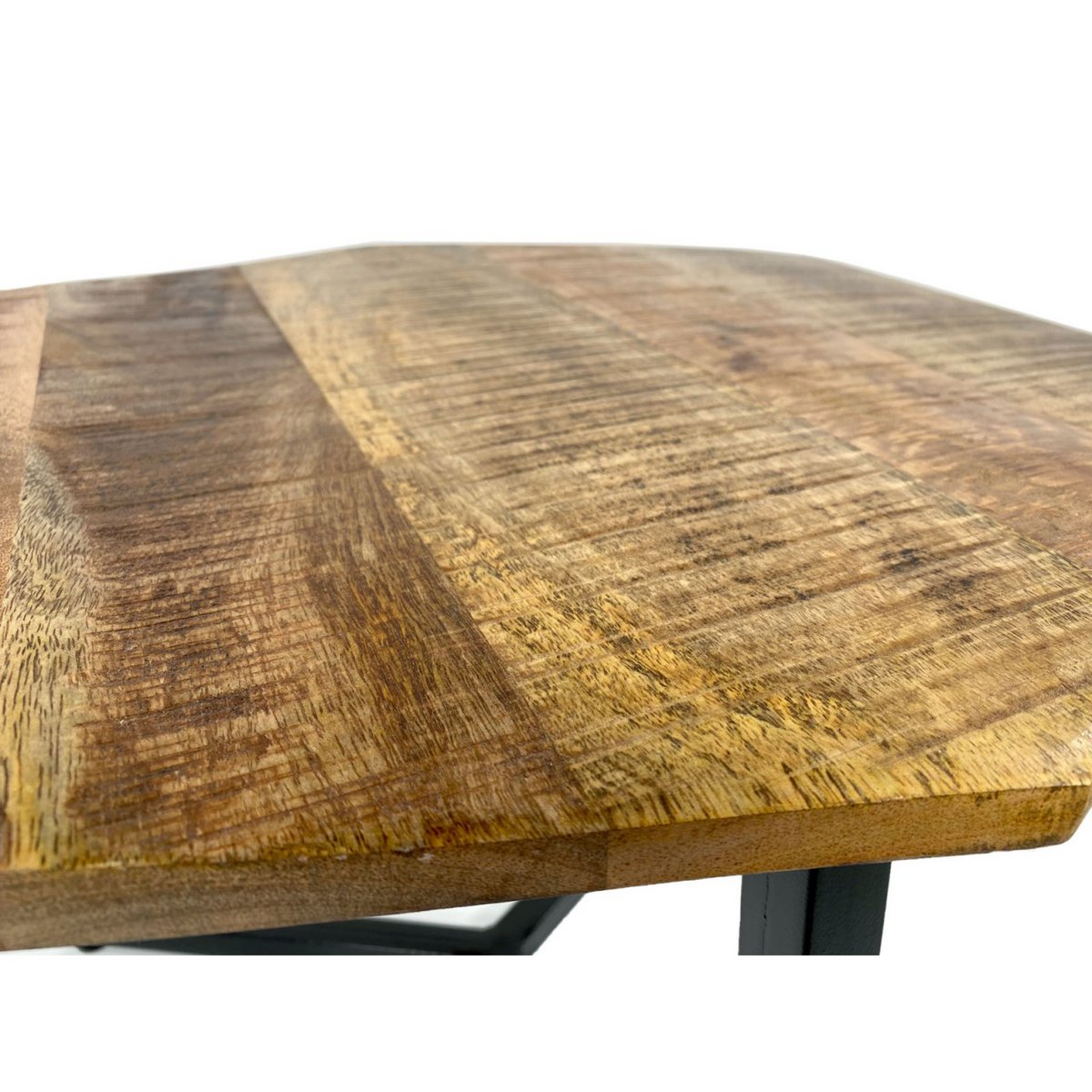 Zije tafel 56 x 47 cm woonkamer tafel salontafel mooi metalen frame zwart - wit wit wit