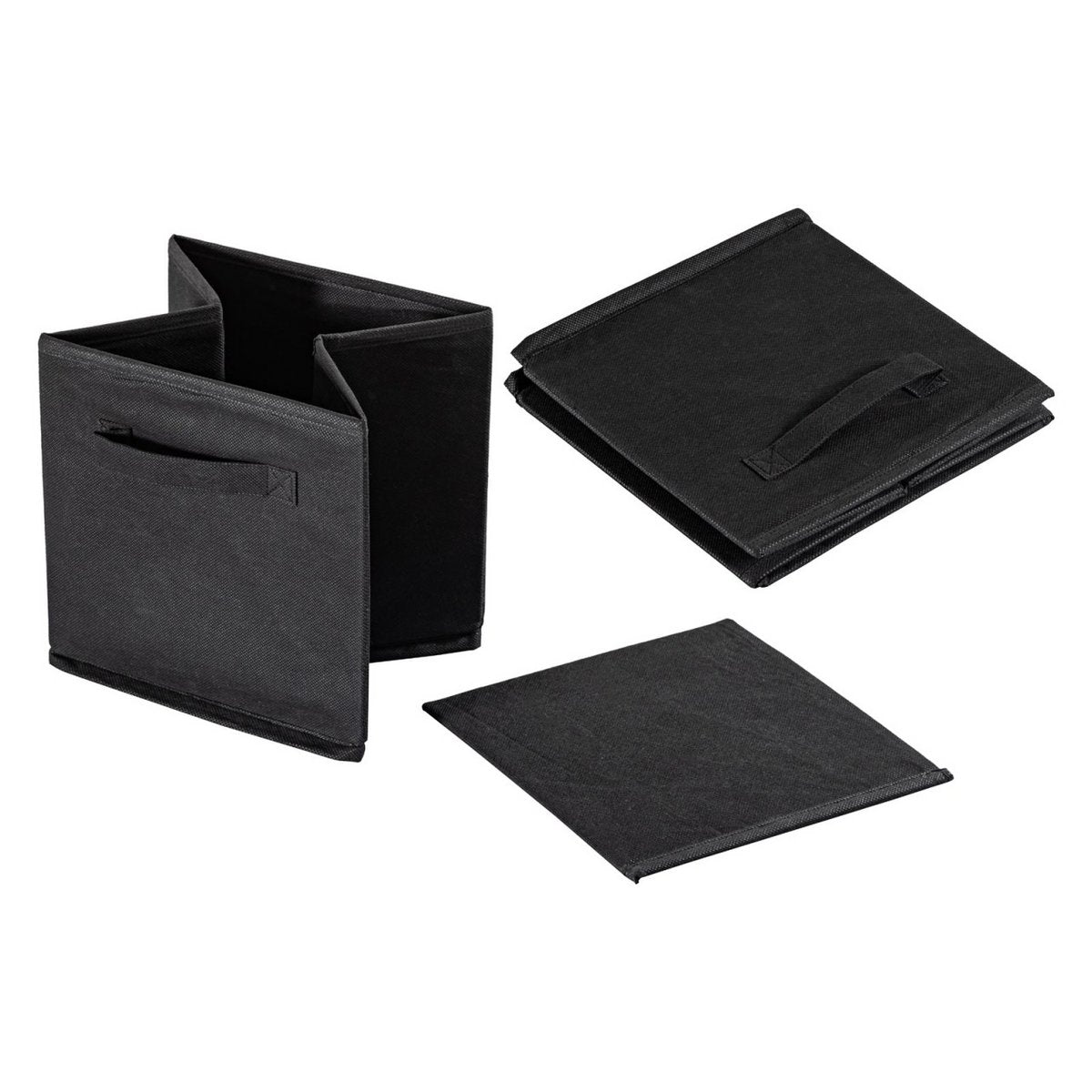 Opslagboxen opvouwbare vouwkast 26x26x26 cm 6 -pack opbergdoos vierkant