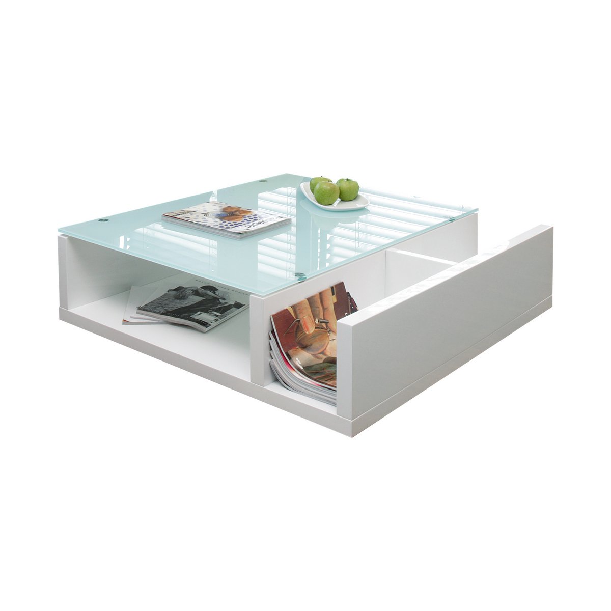 Salontafel wit 100x100 cm