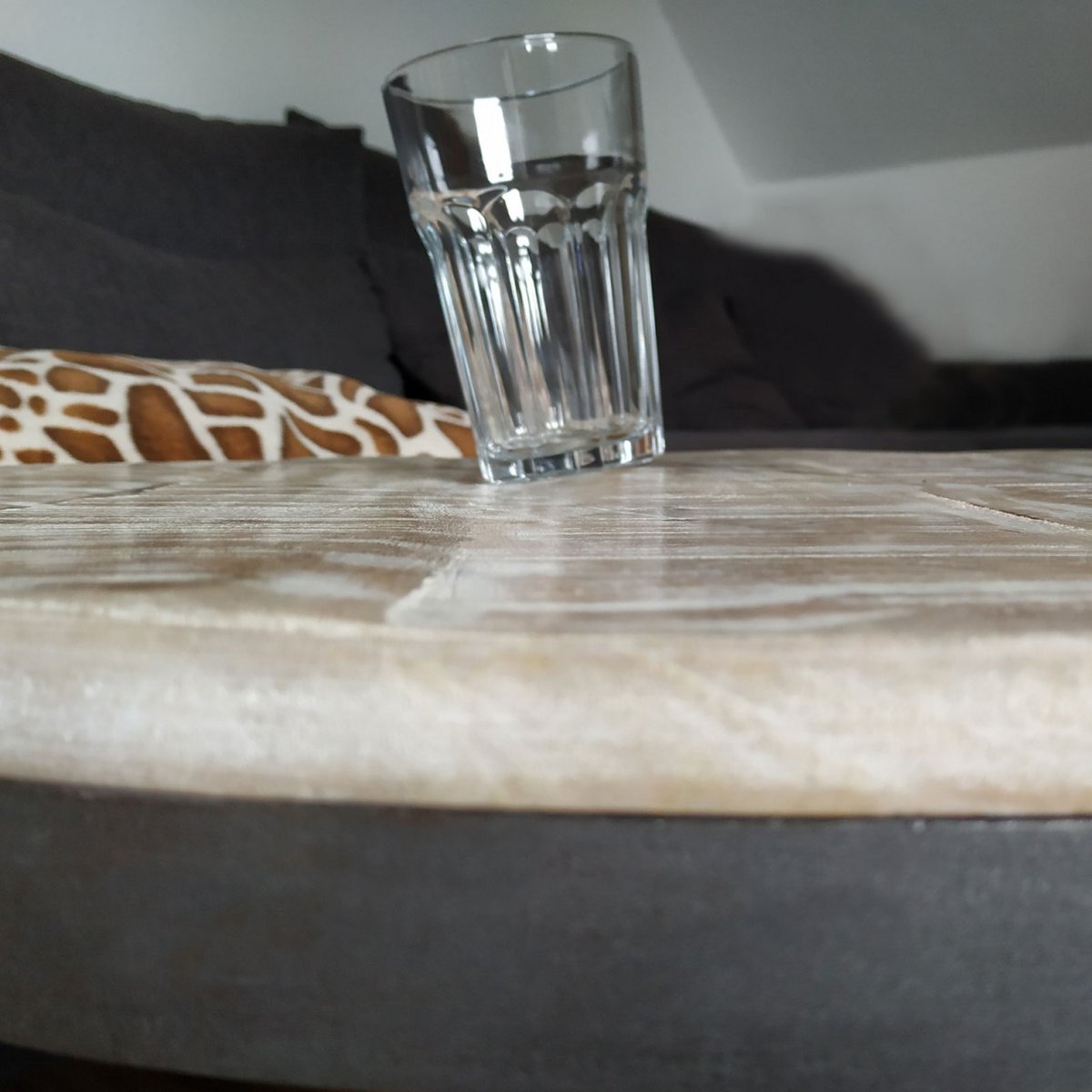 Salontafel set van 2 bijzettafel woonkamertafel rond Austin metalen frame antiek zilver of zwart