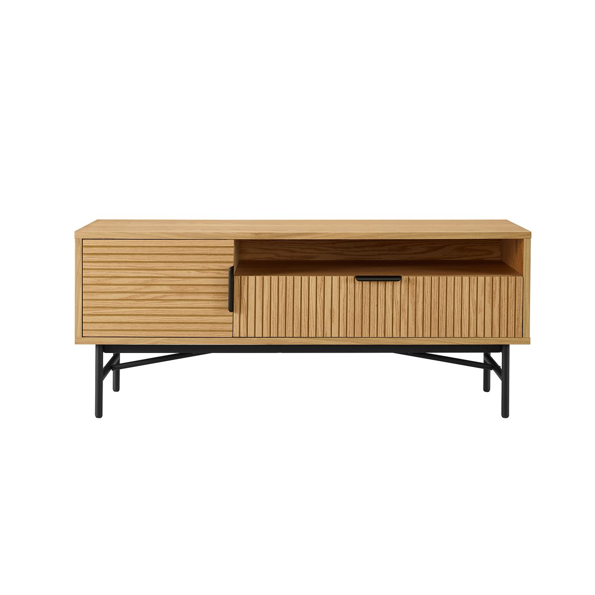 TV-meubel 120 cm eiken echt houtfineer