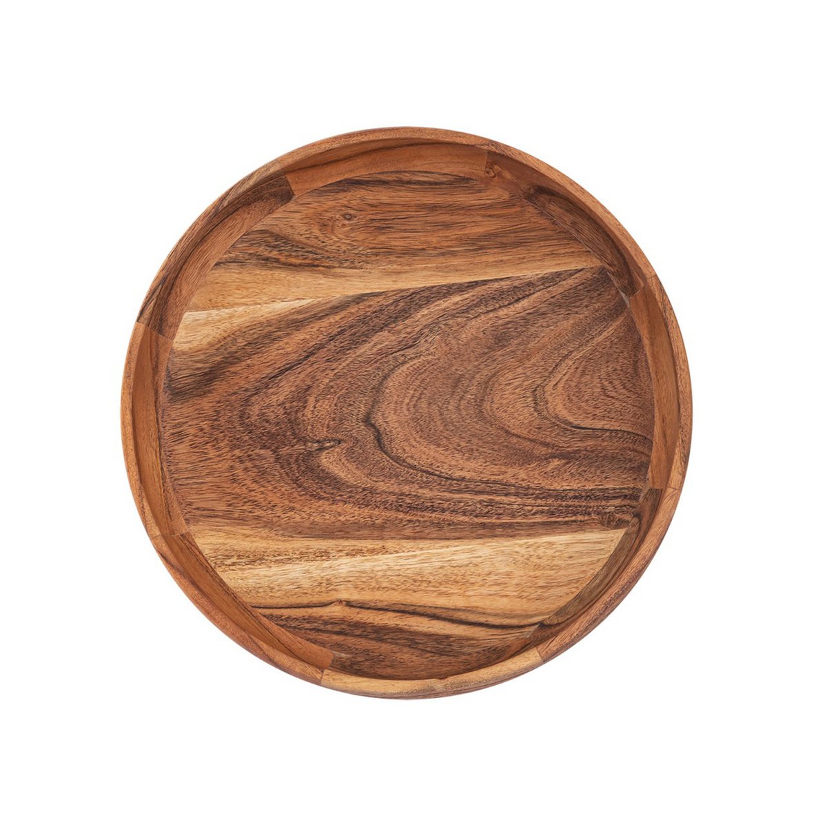 Houten kom decoratieve schaal fruit kom hout Ø30cm voedselwet acacia massief