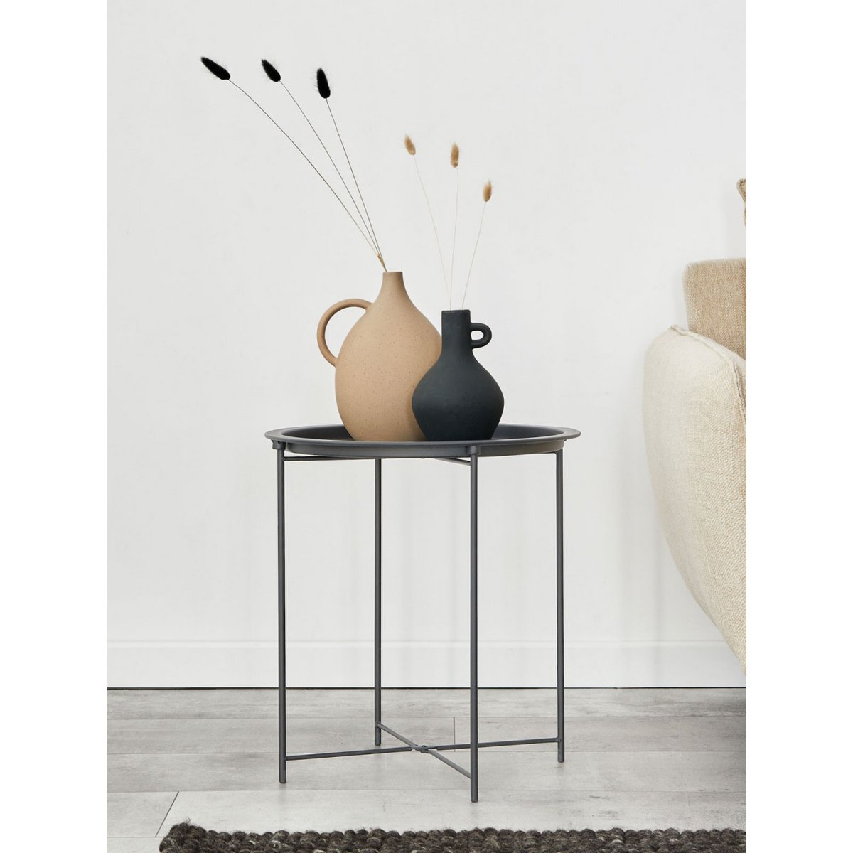 Bijzettafel Ø 47 H 51 2. Kies Tuintafel Balkon Tabel Terasses Tabel Ronde Alberta Metaal Small Ver