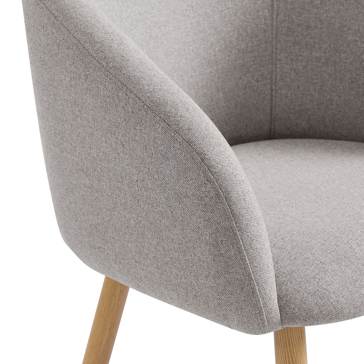 Fauteuilset van 2 structuurstof taupe