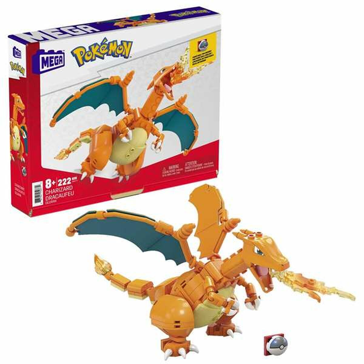 Bouwspel Pokémon Mega Charizard 222 Onderdelen