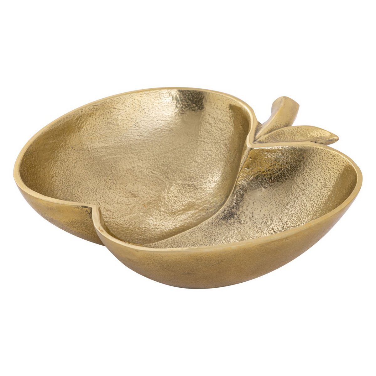 Apple Bowl Decoratieve schaal Apple goud of zilveren aluminium