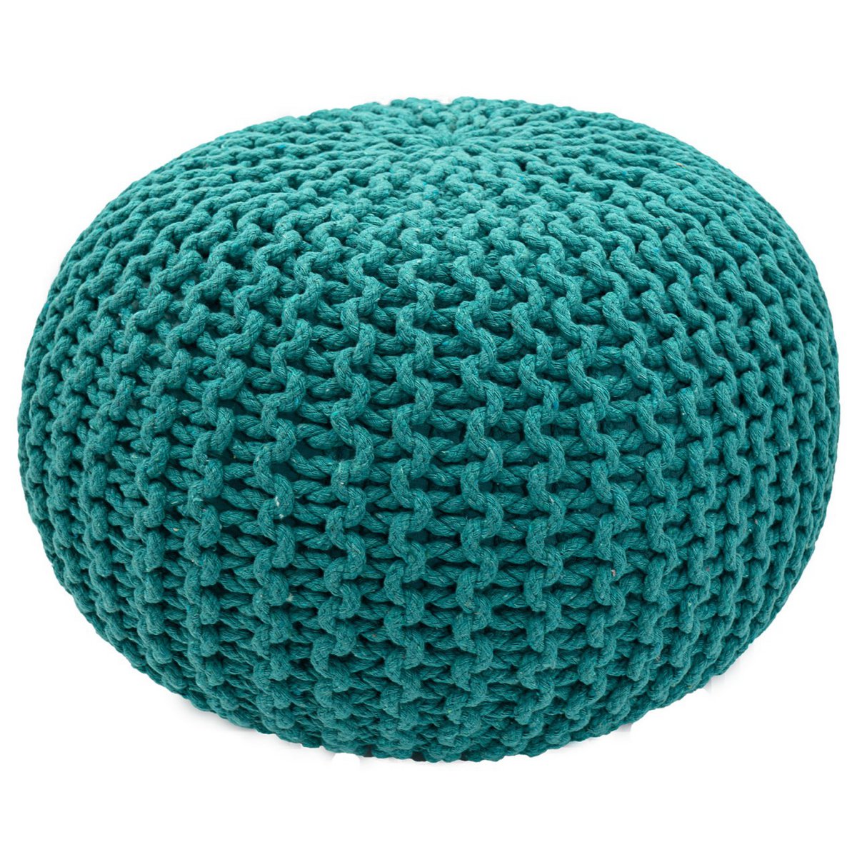 Pouf Ø 55 H 37 H 37 brei -kruk stoel pouf vloerkussen duurzaam