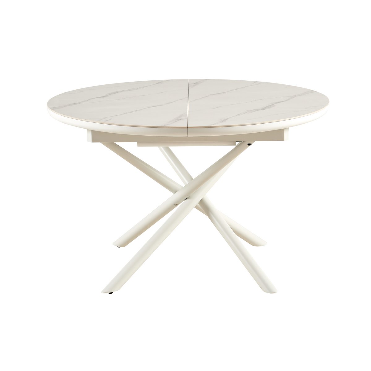 Eettafel Ø120 cm wit