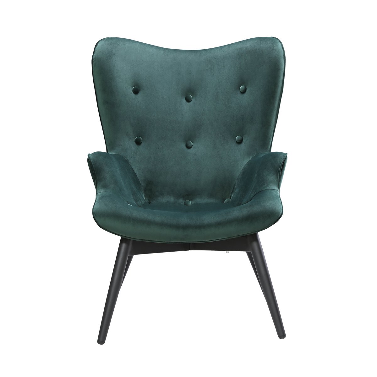 Fauteuil groen fluweel