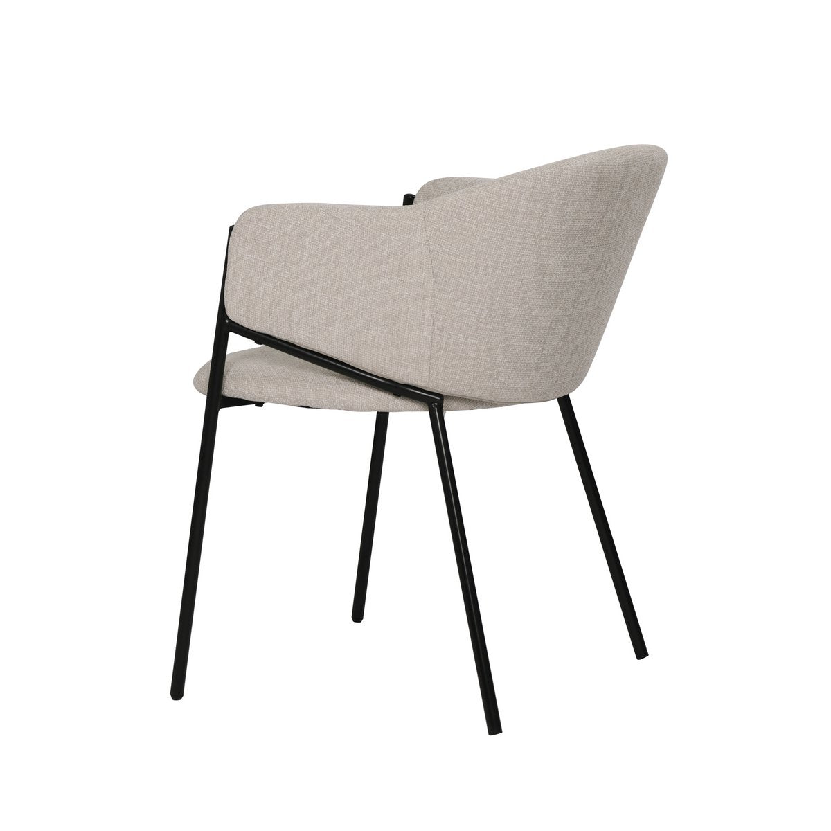 Fauteuilset van 2 met structuurstof