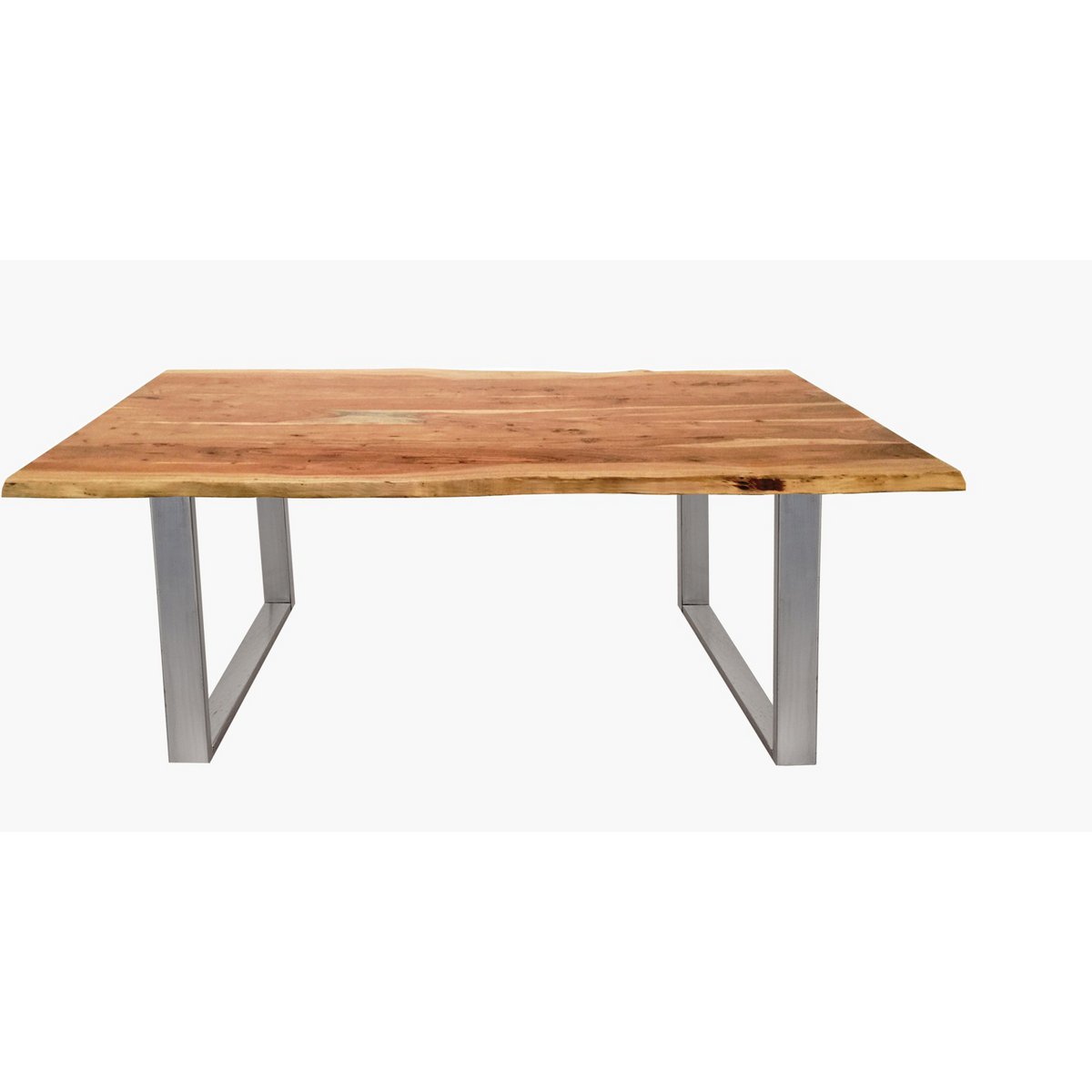 Tafel 200x100 cm, natuurlijk acacia, 56 mm
