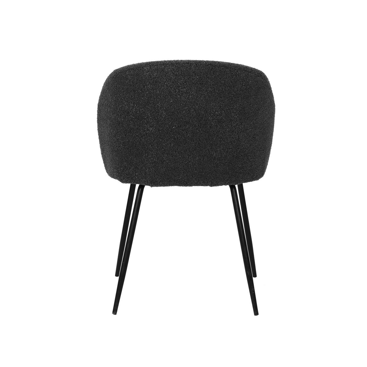 Set van 2 stoelen met structuurstoffen bekleding