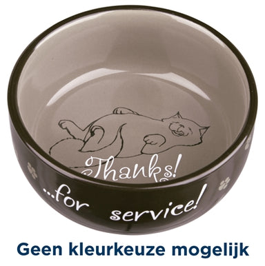 Trixie Voerbak Thanks For Service Assorti 15 Cm 0,3 Ltr