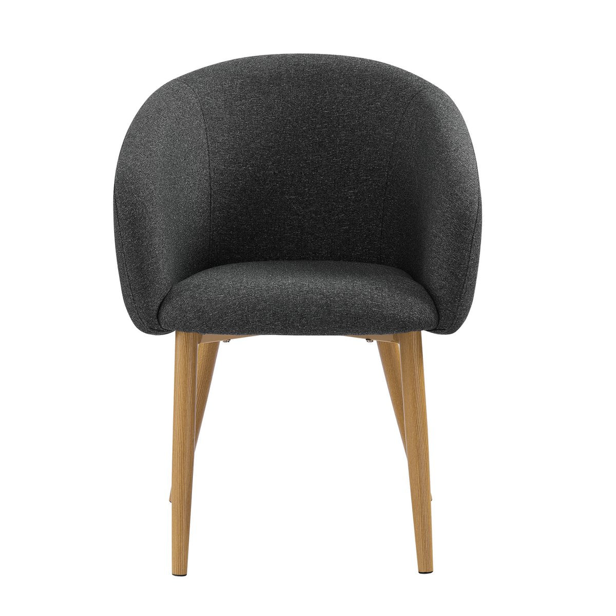 Fauteuil set van 2 structuurstof zwart