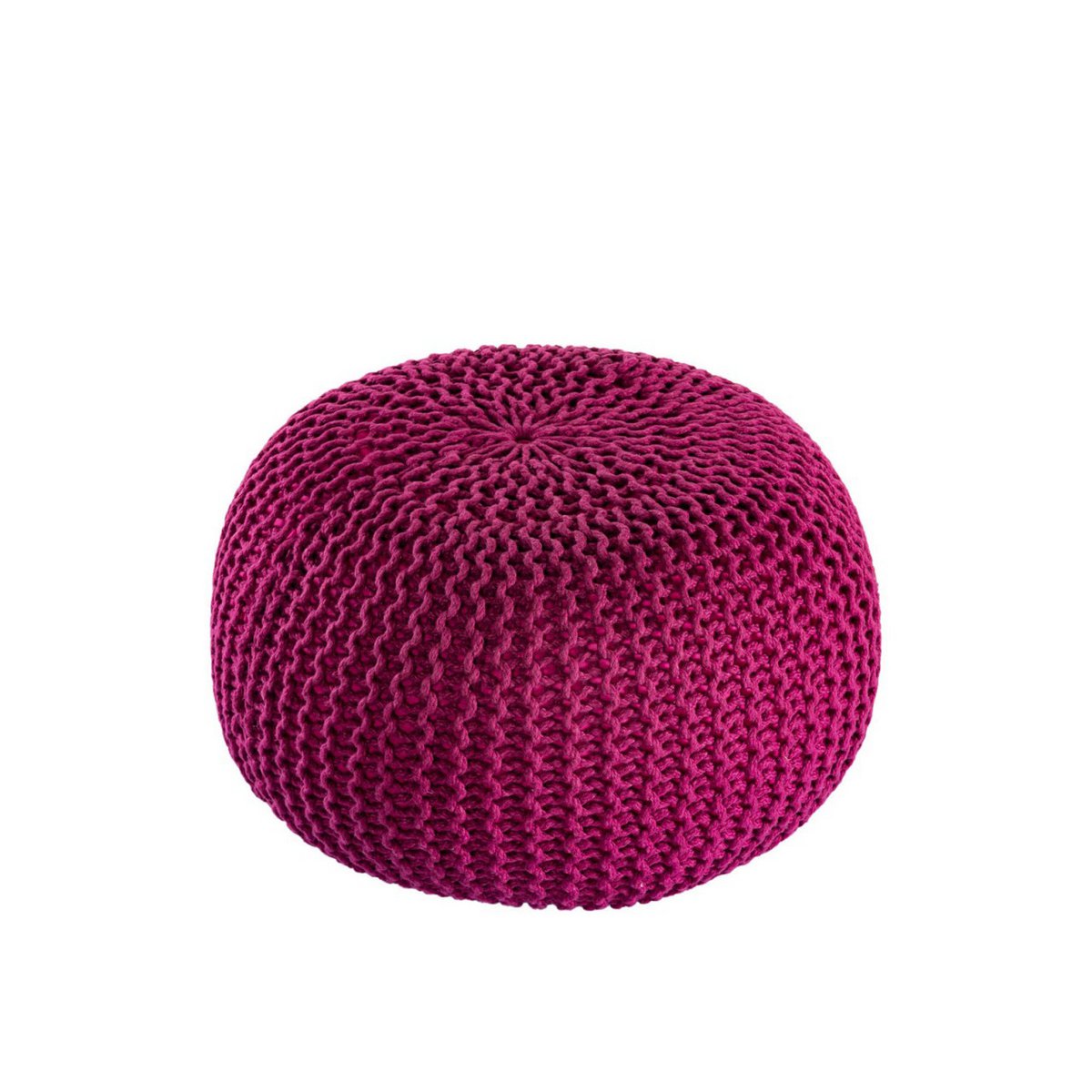 Pouf premium Ø45cm stoel kruk breien pouf in terras pool tuin duurzaam
