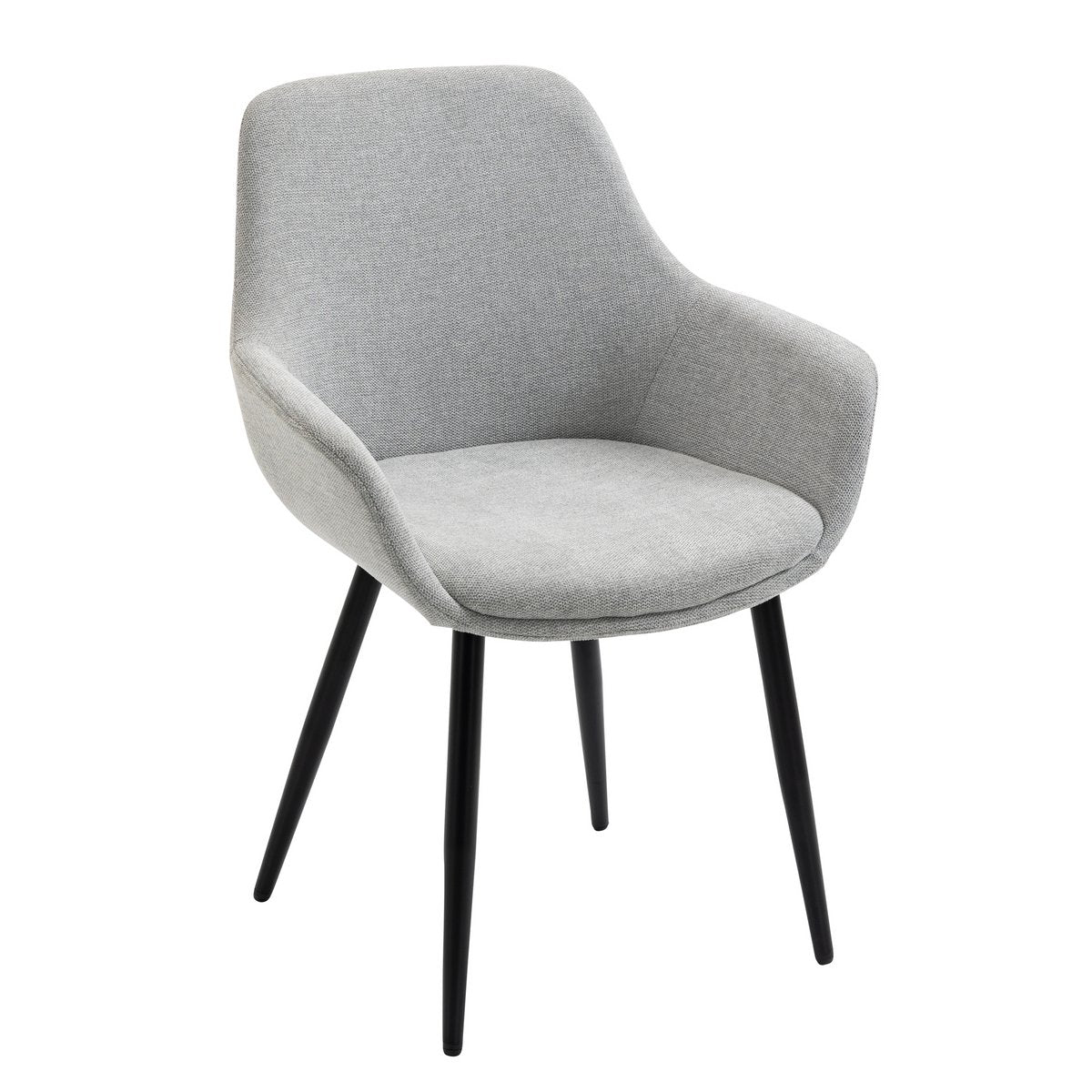 Set van 2 fauteuils lichtgrijs