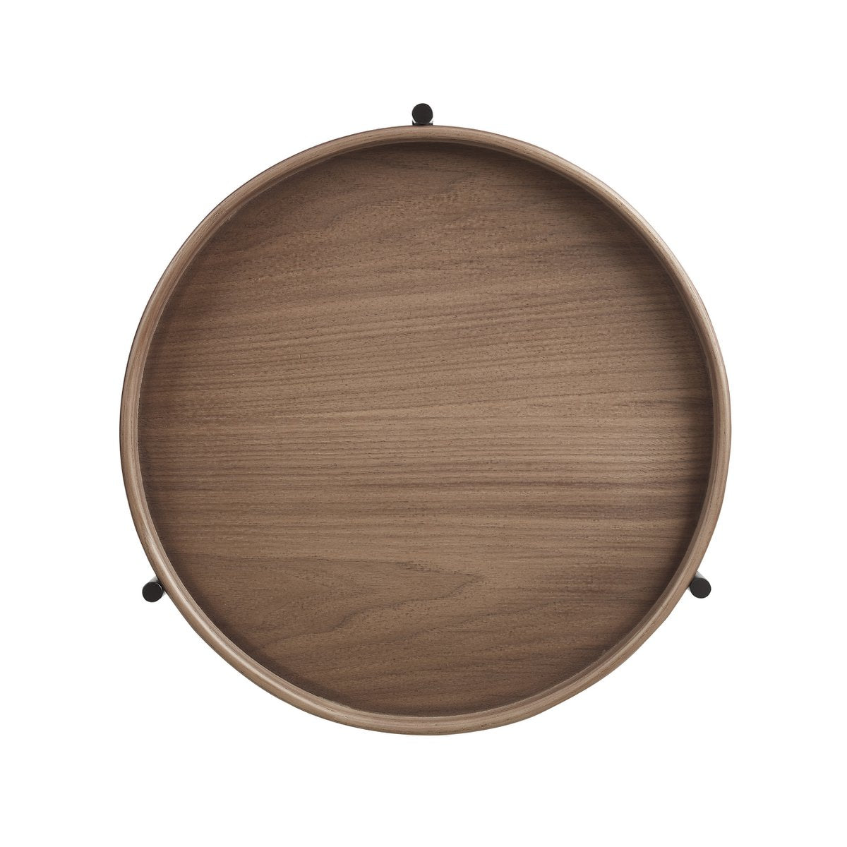 Bijzettafel Ø 44 cm walnoot