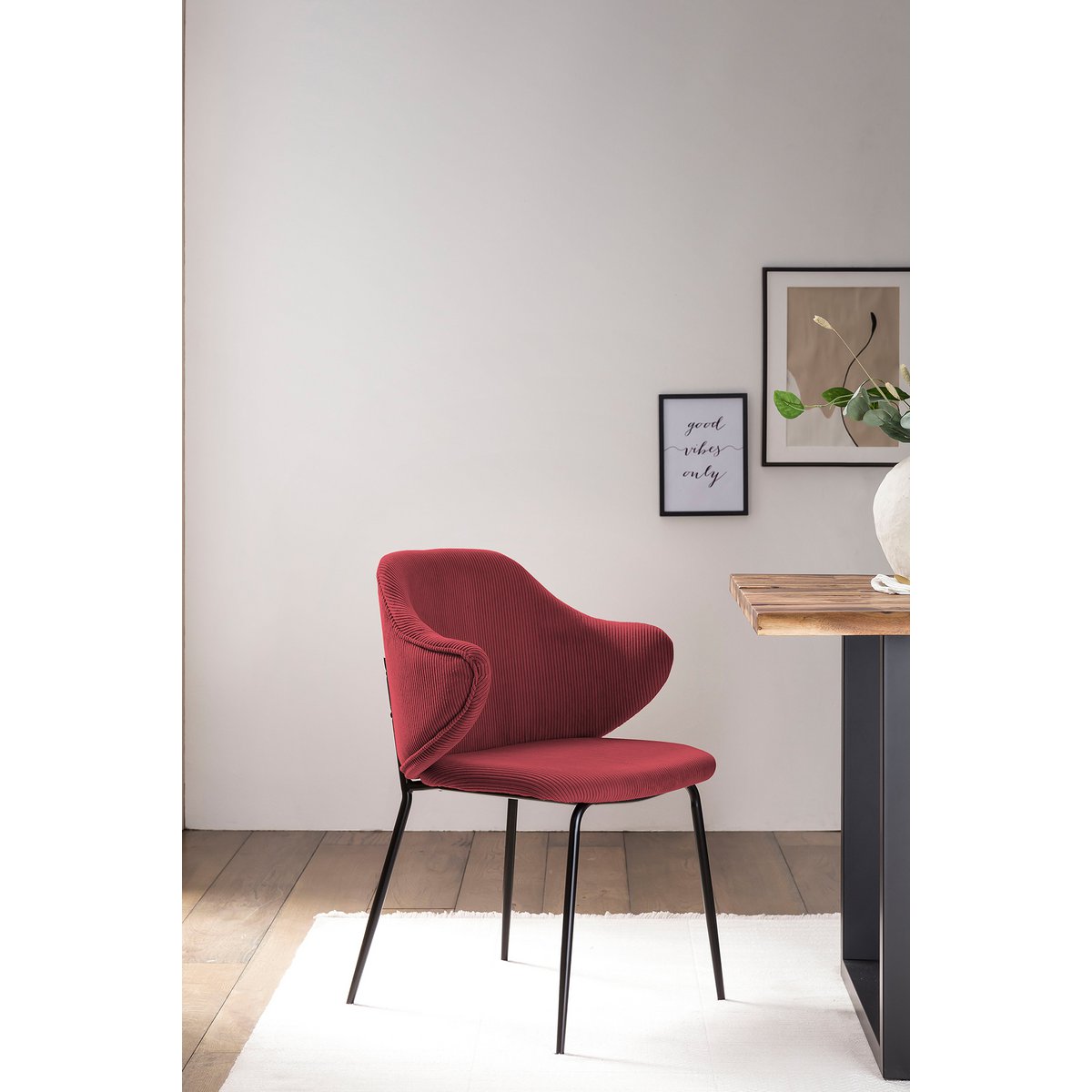 Set van 2 fauteuils, berry