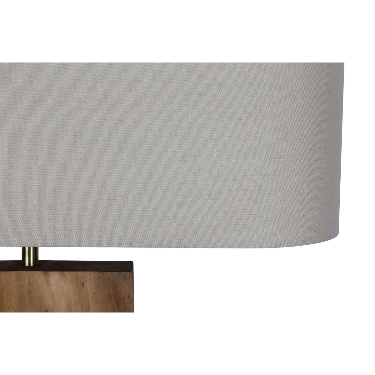 Vloerlamp acacia/linnen naturel 171 cm