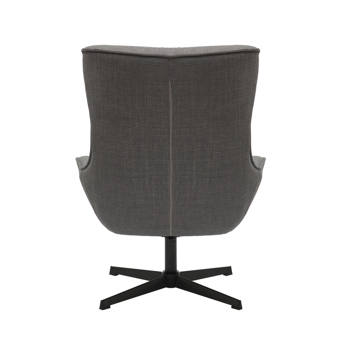 Fauteuil structuurstof grijs