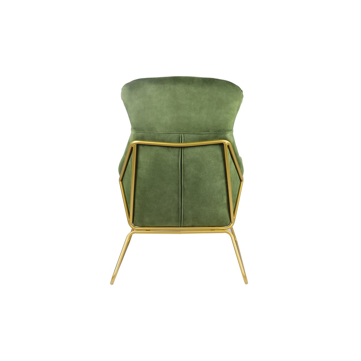 Fluweel velours relax fauteuil groen