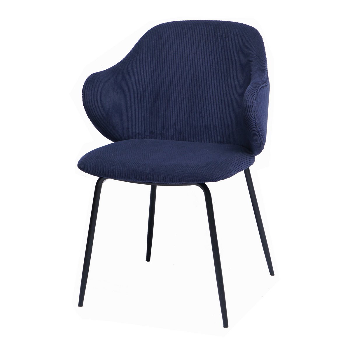Set van 2 fauteuils donkerblauw