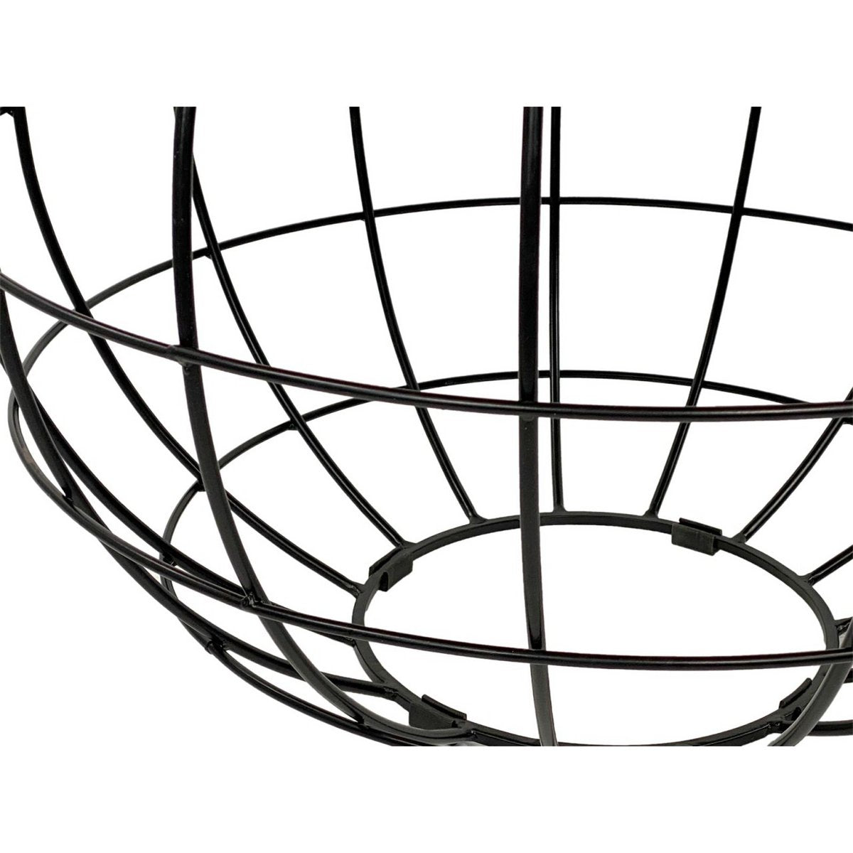 Ronde salontafel duurzaam Lexington ø 75 cm metalen gaas draadframe massief houten salontafel