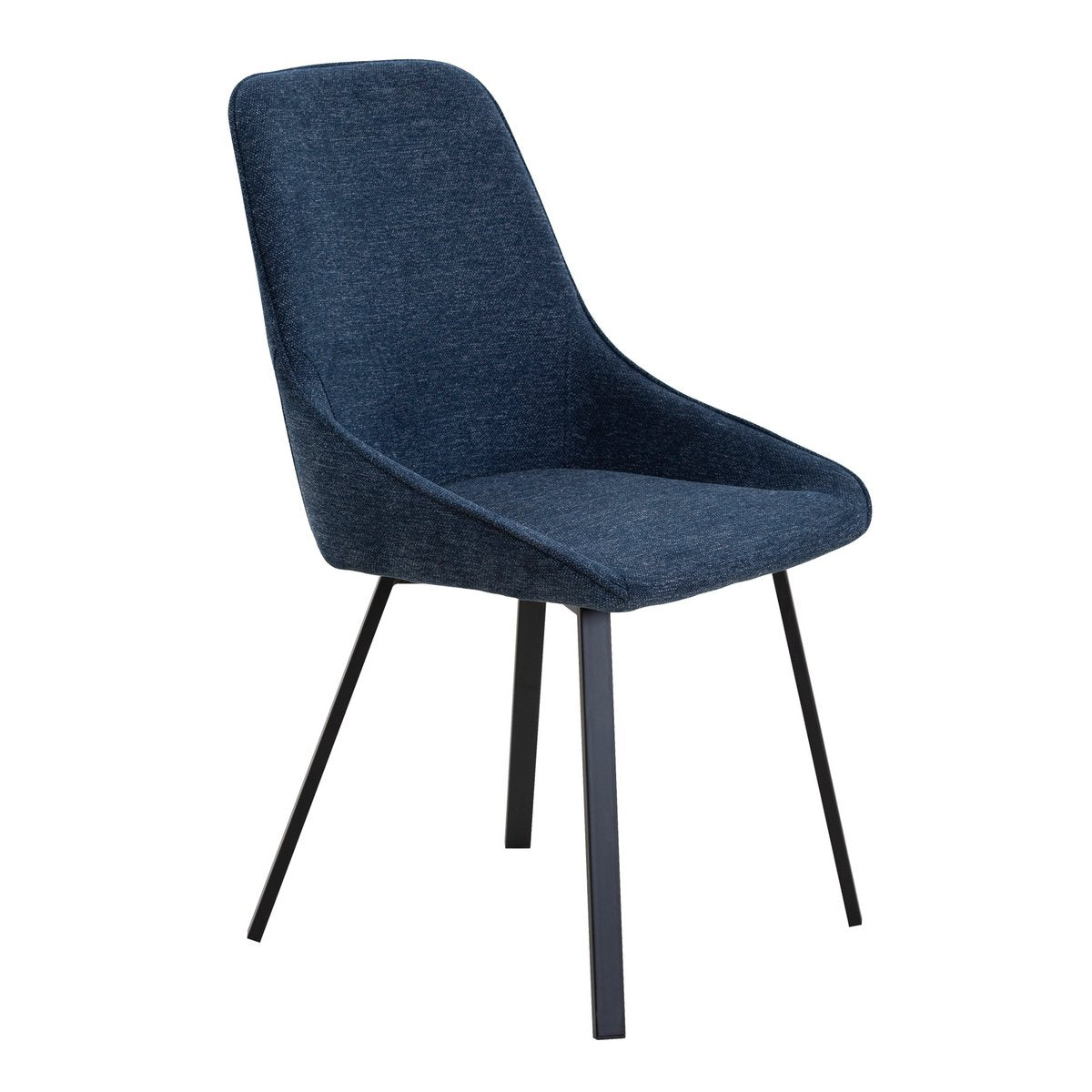 Eetkamerstoel set van 2 donkerblauw