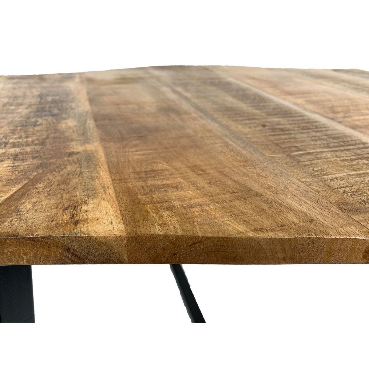 Salontafel set 2-delig woonkamertafel bijzettafel Paris metalen frame zwart wit of antiek zilver