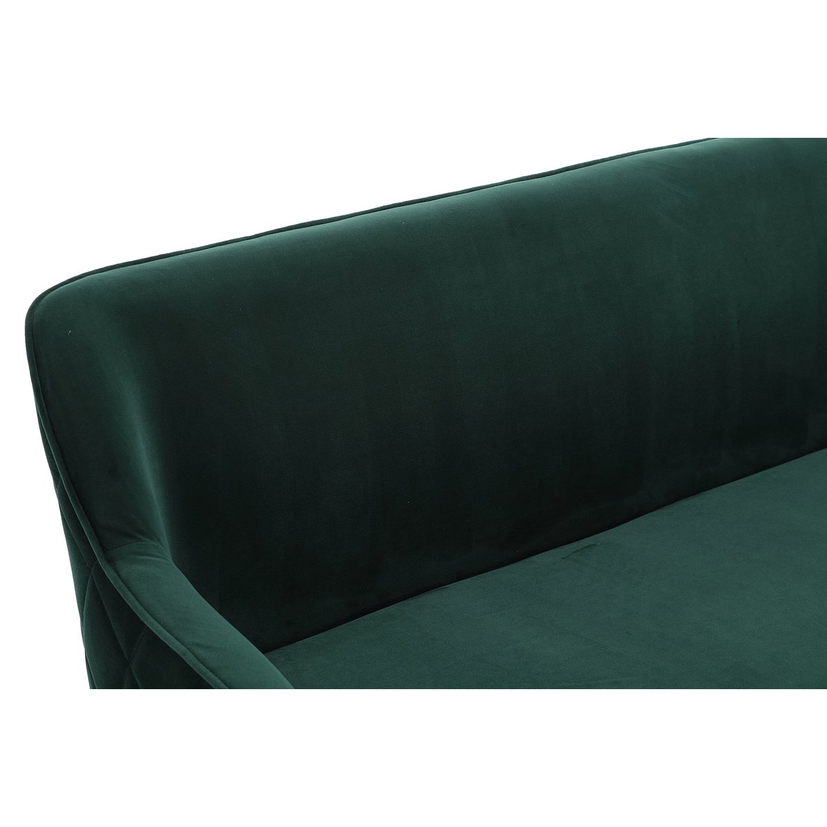 Bank 160 cm fluweel dennengroen