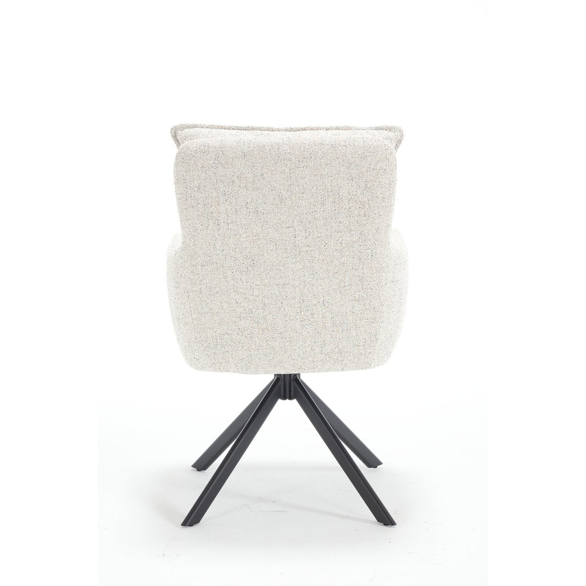 Fauteuil structuurstof beige