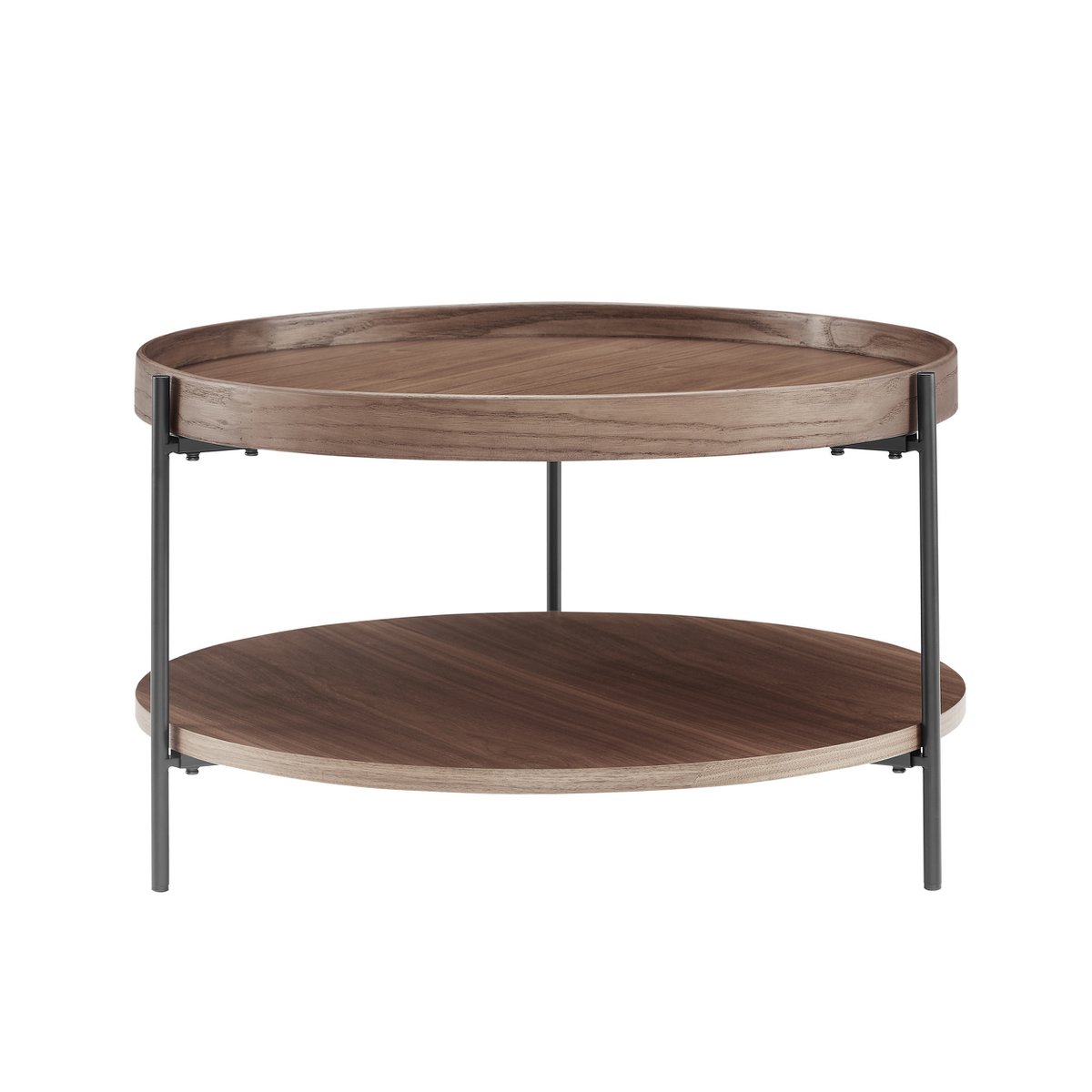Salontafel set van 2 walnoot