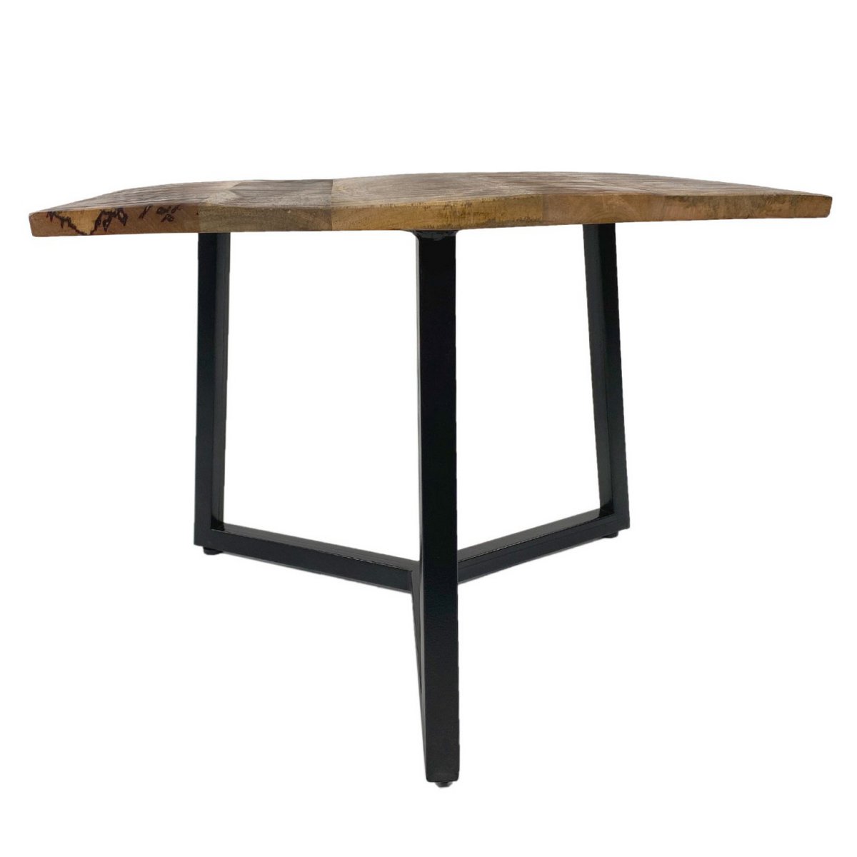 Zije tafel 56 x 47 cm woonkamer tafel salontafel mooi metalen frame zwart - wit wit wit