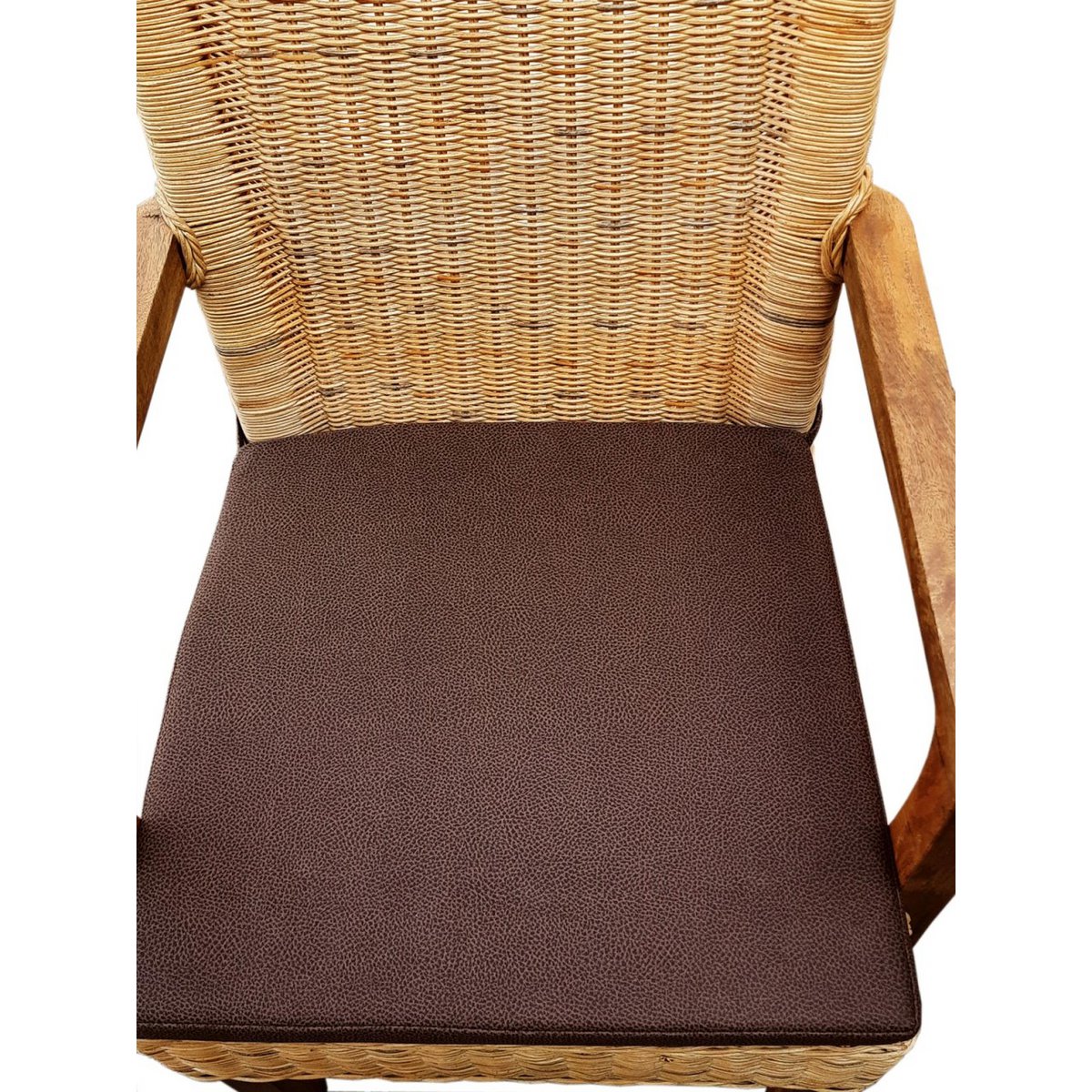 Eetkamerstoelen set van 2 rotan stoel met armleuningen tabacco Perth rieten stoel rotan fauteuil