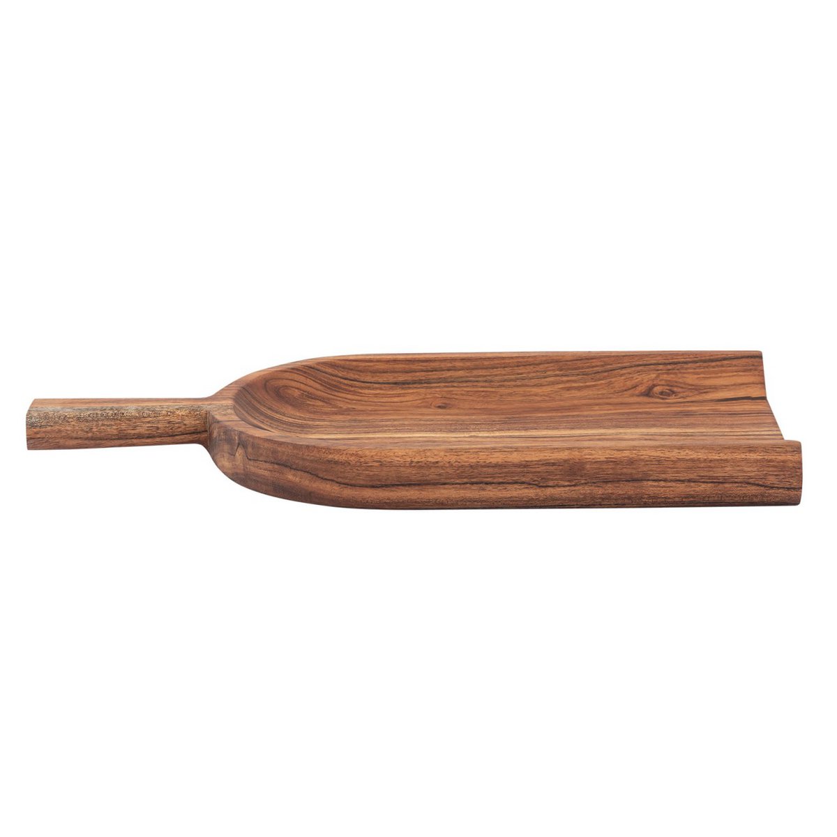 Houten schep decoratie schop 45x20cm master box 8-delige houten kom acacia massief