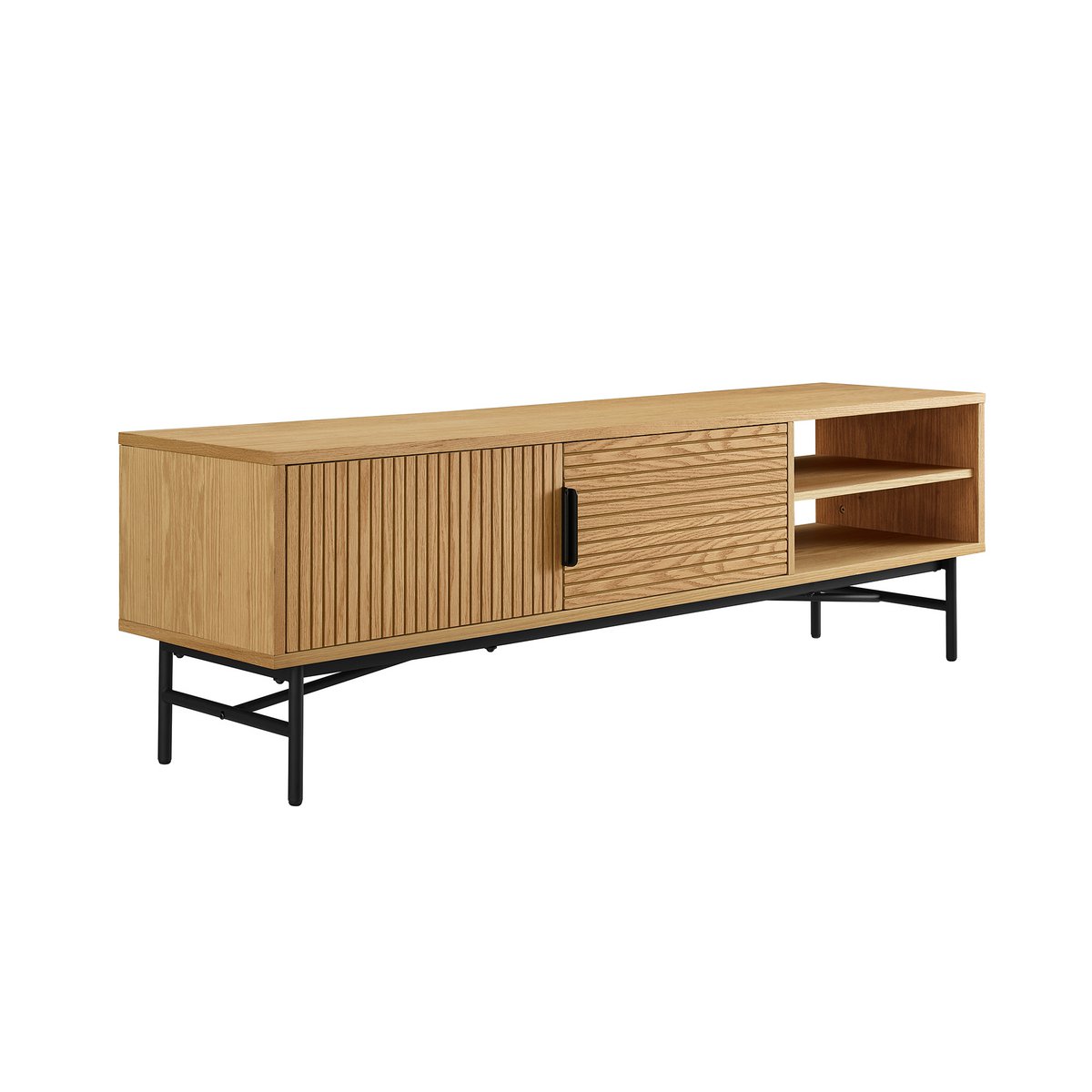 Lowboard 160 cm eiken echt houtfineer