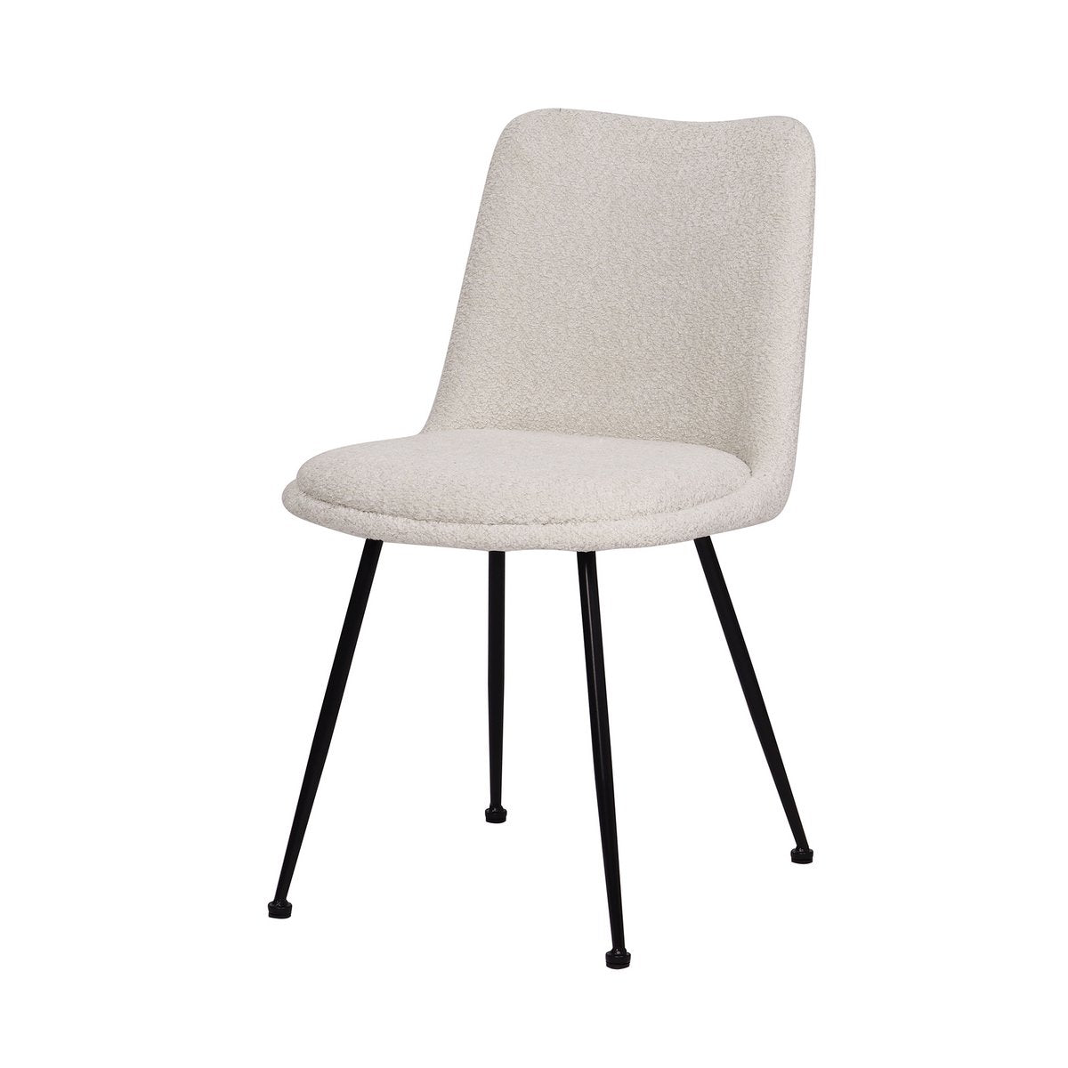 Set van 2 stoelen met bouclé bekleding