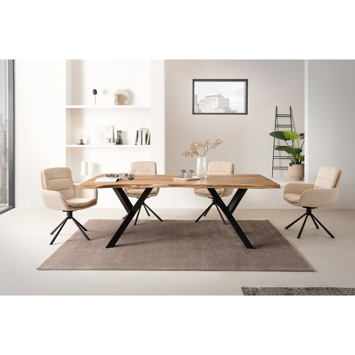 Acacia eettafel 200x100 cm