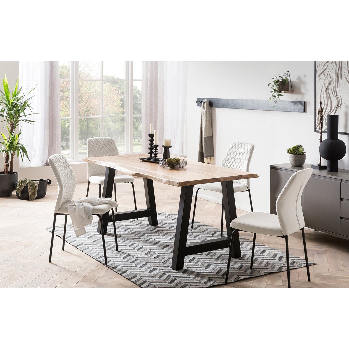 Acacia eettafel 220x110 cm