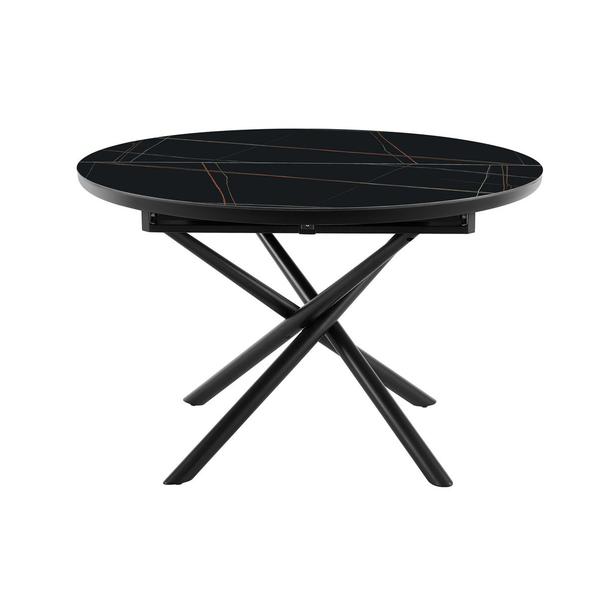 Eettafel Ø120 cm zwart