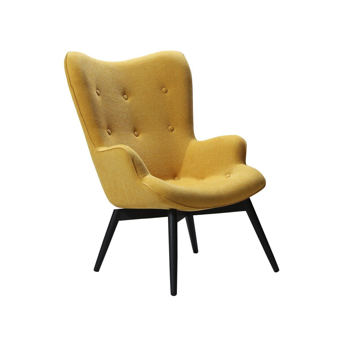 Fauteuil gele structuurstof
