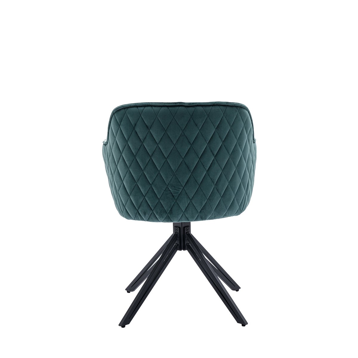 Fauteuil met honingraatquilt groen