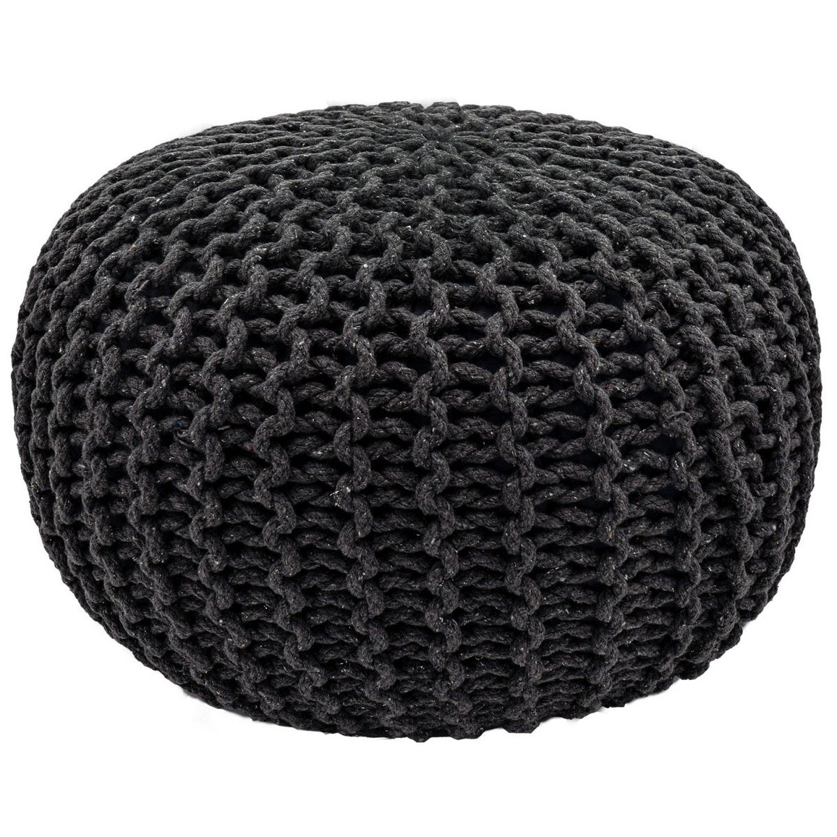 Pouf Ø 55 H 37 H 37 brei -kruk stoel pouf vloerkussen duurzaam
